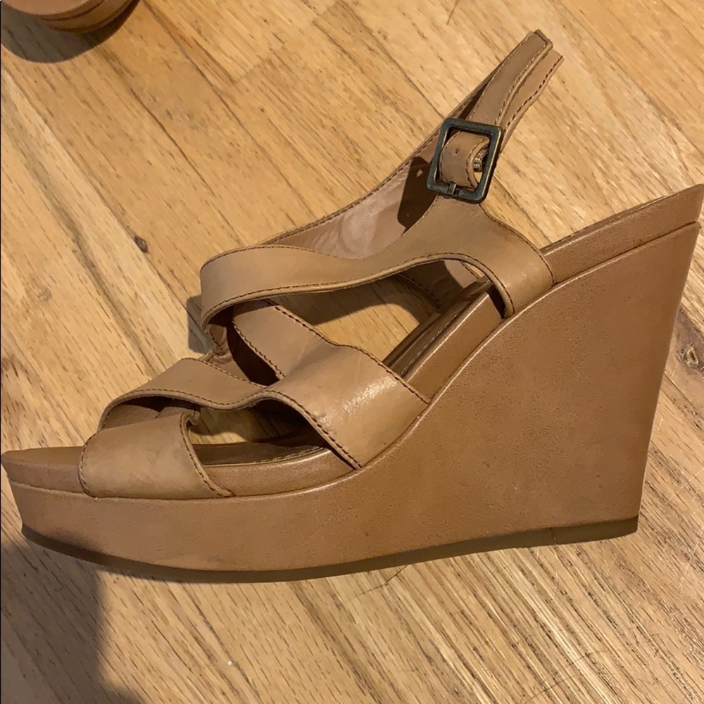 Gianna Bini Strappy Leather Heels